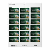 メイスンジャーのロマンチックなナイトライト住所 シール (フルシート)