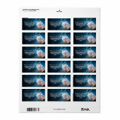 メイスンジャーのロマンチックなナイトライト住所 シール (フルシート)