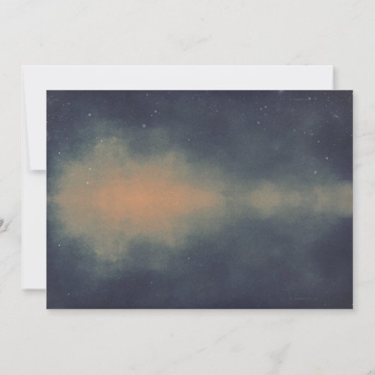 メイスンジャーの弦のライトスターリーナイト結婚ズ 招待状 (裏面)