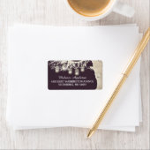 メイスンジャーの文字列ライツツリープラム ラベル (インサイチュ)