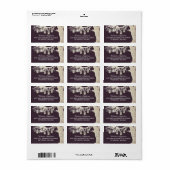 メイスンジャーの文字列ライツツリープラム ラベル (フルシート)