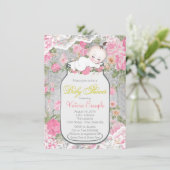 メイスンジャーの赤ちゃんシャワー 招待状 (スタンド正面)