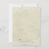 メイスンジャーの赤ちゃんシャワー 招待状 (裏面)