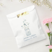 メイスンジャークカスタムウェディングフェイティングバッグ フェイバーバッグ (封をした状態)