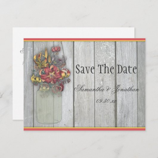 メイスンジャージャータイガーライリエスバーンウッドセーブ 案内ポストカード (正面/裏面)