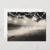 メイスンジャースストリングラエレガントイ素朴結婚トの ポストカード (正面/裏面)