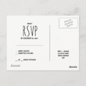 メイスンジャースストリングラエレガントイ素朴結婚トの ポストカード (裏面)