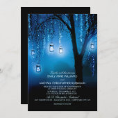 メイスンジャースストリングラエレガントイ素朴結婚トの 招待状 (正面/裏面)