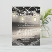 メイスンジャースストリングラエレガントイ素朴結婚トの 招待状 (スタンド正面)