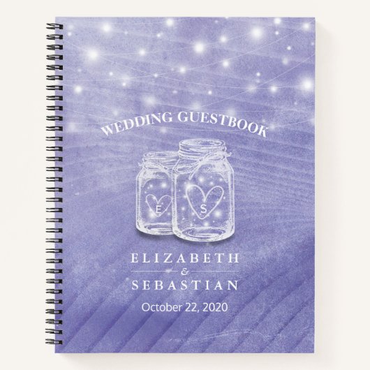メイスンジャースストリングラ結婚イツゲスト ノートブック (正面)