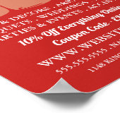 メイスンジャース、フローリスト、フロリ広告ー ポスター (角)