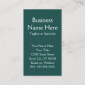 メイスンジャーデイジー名刺 名刺 (裏面)