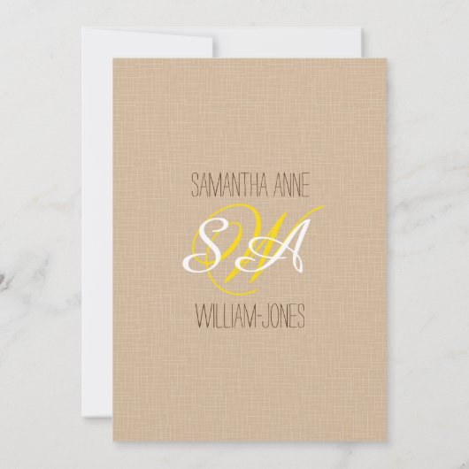 メイスンジャーデイジー素朴ブライダルシャワー 招待状 (裏面)