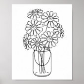 メイスンジャーデイジー花色ページ ポスター (正面)