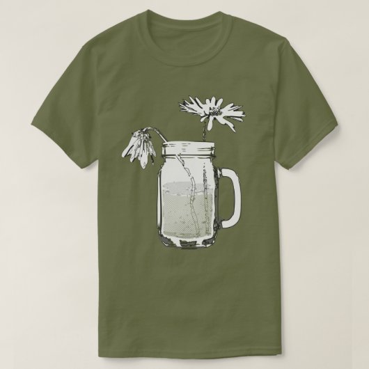 メイスンジャーデイジー Tシャツ (デザイン正面)