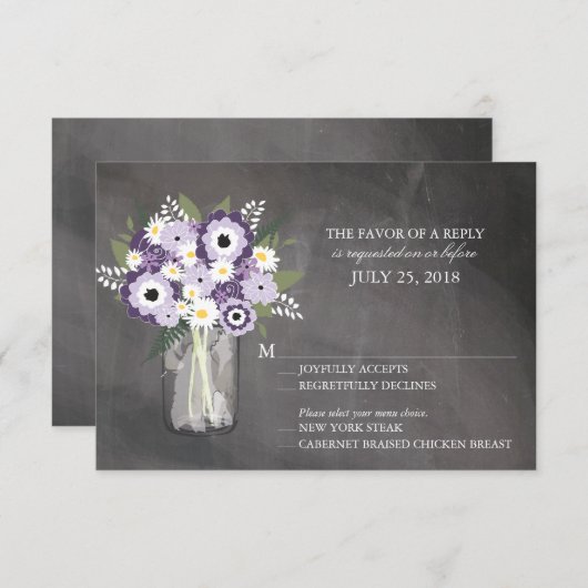 メイスンジャーフローラ | RSVP (正面/裏面)