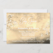 *~*メイスンジャーベビーブレスベイビーシャワー素朴 招待状 (裏面)