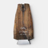 メイスンジャールとホワイトデイジーカントリーバ結婚ンズ ボトルクーラー (裏面)