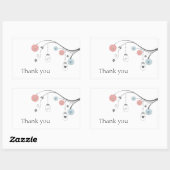 メイスンジャールの木のシール 長方形シール (シート)