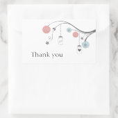 メイスンジャールの木のシール 長方形シール (バッグ)