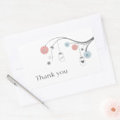 メイスンジャールの木のシール 長方形シール (封筒)