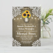 メイスンジャールひまわりリハーサルディナー招待状 招待状 (スタンド正面)