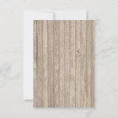 メイスンジャールひまわり結婚式RSVPひまわり6 出欠カード (裏面)