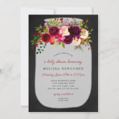 メイスンジャールシャルボードベビーシャワー招待状 招待状 (正面)