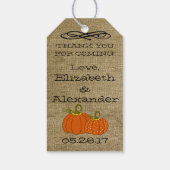 メイスンジャールハロウィーンカボンプキンキャンディテーブルのお願い ギフトタグ (裏面)