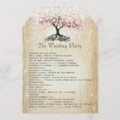 メイスンジャールピンクローズ金ゴールドハートリーフツリープログラム プログラム (裏面)