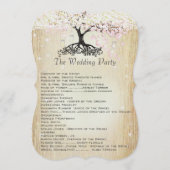 メイスンジャールピンクローズ金ゴールドハートリーフツリープログラム プログラム (裏面)