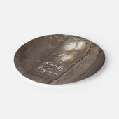 メイスンジャールホタル素朴照明結婚ズ ペーパープレート (アングル)