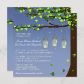 メイスンジャールホファイズオークツリーウェディング招待 招待状 (正面/裏面)