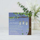 メイスンジャールホファイズオークツリーウェディング招待 招待状 (スタンド正面)