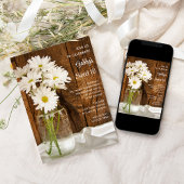 メイスンジャールホワイトデイジーズスウィート16誕生日パーティー 招待状