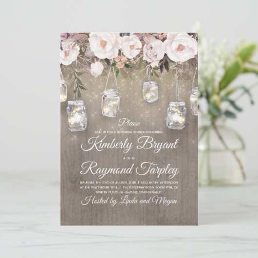 メイスンジャールライツフローラ素朴リハーサルディナー 招待状 (スタンド正面)