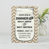 メイスンジャールリハーサルディナー 招待状 (スタンド正面)