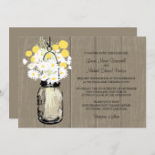 メイスンジャールワイルドデイジー&ビリーボール 招待状 (正面/裏面)