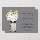 メイスンジャールワイルドデイジー&ビリーボール 招待状 (正面/裏面)