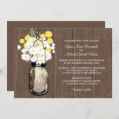 メイスンジャールワイルドデイジー&ビリーボール 招待状 (正面/裏面)