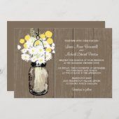 メイスンジャールワイルドデイジー&ビリーボール 招待状 (正面/裏面)