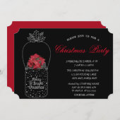 メイスンジャール企業のクリスマスパーティー 招待状 (正面/裏面)