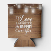 メイスンジャール素朴ストリングラ結婚イツウッド2 缶クーラー (正面)