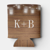 メイスンジャール素朴ストリングラ結婚イツウッド2 缶クーラー (裏面)