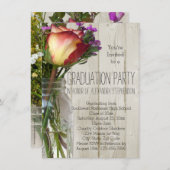 メイスンジャール花花卒業式パーティー 招待状 (正面/裏面)