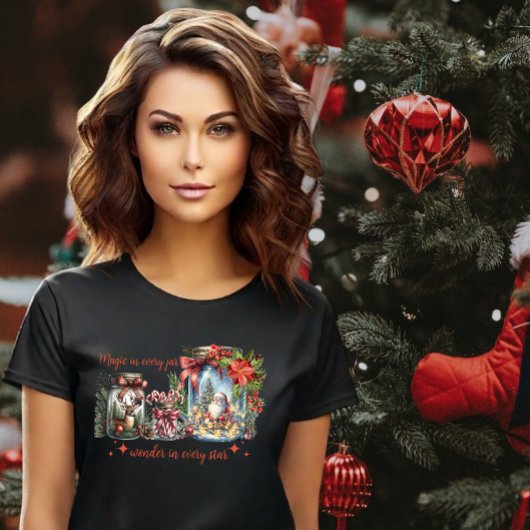 メイスンジャー冬疑問に思クリスマスサンタディアキャンディ Tシャツ