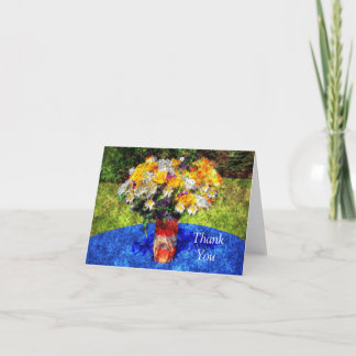 メイスンジャー夏フローラブーケありがとう サンキューカード