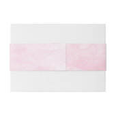 メイスンジャー水彩ピンク甘エンドウ豆 招待状ベリーバンド (裏面例)