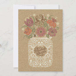 メイスンジャー秋ブライダルシャワー招待 招待状