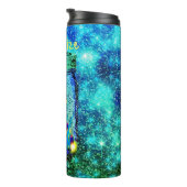 メイスンジャー稲妻のバグ白熱［赤熱］光を放つホタル青 タンブラー (回転右)